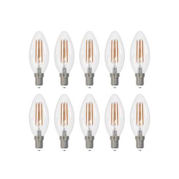 Arcchio LED izzó E14 gyertya 10 darabos készlet, 2700 K kép