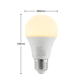 Arcchio LED izzó E27 A60 9,5 W, opál, 3 000 K, 1 055 lm kép