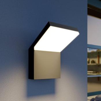 Arcchio LED kültéri fali lámpa Yolena, antracit, alumínium, 21cm kép