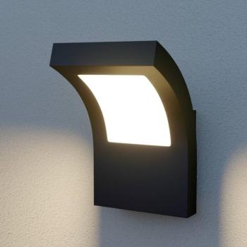 Arcchio LED kültéri fali világítás Advik, IP65, antracit, fém kép
