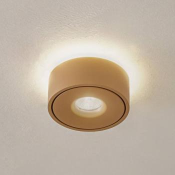 Arcchio LED mennyezeti lámpa Rotari, barna, fel és le kép