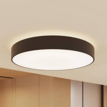 Arcchio LED mennyezeti lámpa Vanida, fekete, Ø 60 cm, fel/le, fel/le kép