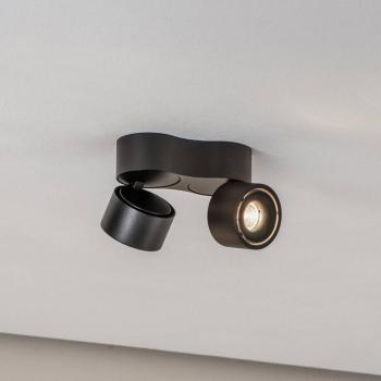 Arcchio LED mennyezeti spotlámpa Rotari, 1240 lm, 2 izzós, fekete kép