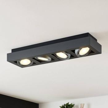 Arcchio mennyezeti spotlámpa Ronka, 65 cm, 4 lámpás, szürke, GU10 kép
