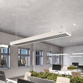 Arcchio Susi LED irodai függőlámpa, fehér, 120 cm, 4,000K, DALI kép