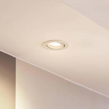 Arcchio Zyron downlight, bézs, Ø 8,2 cm