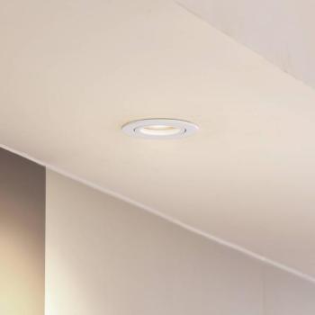Arcchio Zyron downlight, fehér, Ø 8,2 cm, Arcchio downlight Zyron, fehér, kép