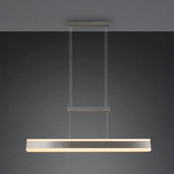 Arcola LED lógó lámpa, nikkel színű, 152 cm, CCT érintésérzékeny dimmer kép