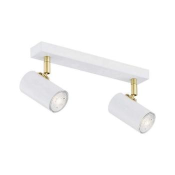 Argon 0890 - Spotlámpa LAGOS 2xGU10/5W/230V fehér/arany 890 kép