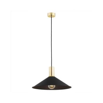 Argon 4912 - Csillár zsinóron MINORI 1xE27/15W/230V fekete/arany 4912 kép