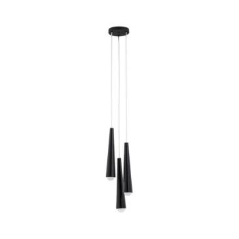 Argon 6103 - Csillár zsinóron HOLLYWOOD 3xE14/7W/230V fekete 6103 kép