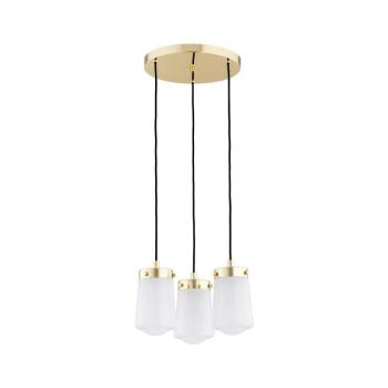 Argon 6164 - Csillár zsinóron PASADENA 3xE27/15W/230V arany/fehér 6164 kép