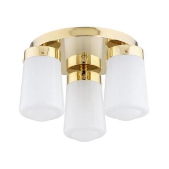 Argon 6165 - Felületre szerelhető csillár PASADENA 3xE27/15W/230V arany/fehér 6165 kép