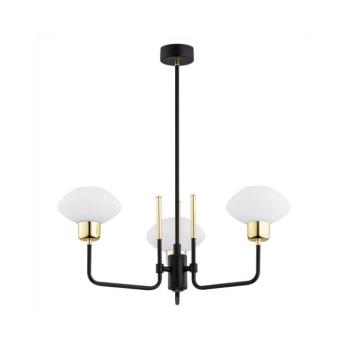 Argon 6166 - RAVELLO 3xE14/15W/230V fekete/arany rúd csillár 6166 kép