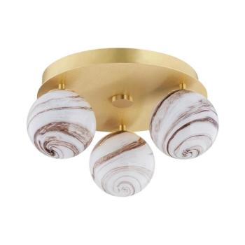 Argon 6290 - Mennyezeti lámpa FABIO 3xE14/7W/230V alabástrom arany 6290 kép