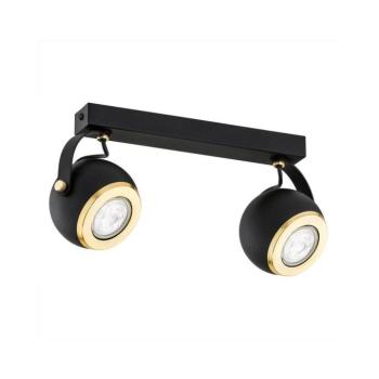 Argon 7039 - Spotlámpa KOS PLUS 2xGU10/5W/230V fekete/arany 7039 kép