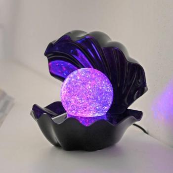 Arielle LED asztali világítás, fekete, elemről vagy USB-C-ről táplálható, RGB kép