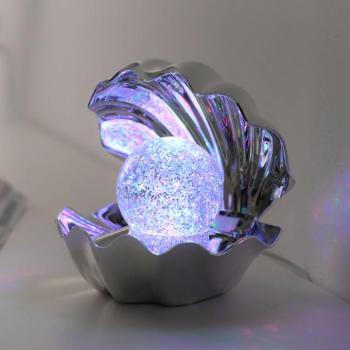 Arielle LED asztali világítás, króm, elemmel vagy USB-C-vel, RGB kép