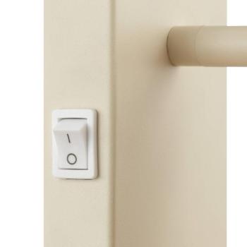 Arlo fali világítás, bézs/fa színű, textil, magasság 21 cm, E27 kép