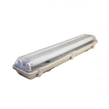 Armatúra , 2*60cm , T8 LED fénycsőhöz, por, páramentes kép