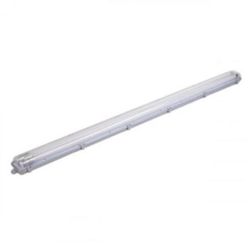 Armatúra , 2 x 150 cm , 2 x 22 Watt LED fénycsővel , por- és páravédett , természetes fehér , IP65