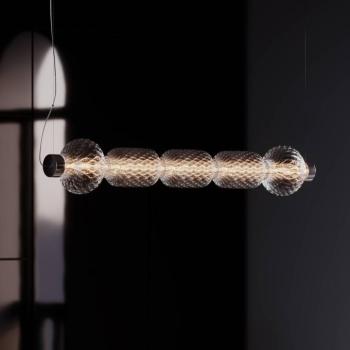 Artemide Alambicco Horizontal App LED lógó lámpa, 123 cm, 3000 K kép