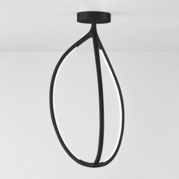 Artemide Arrival mennyezeti lámpa, App, fekete, 70cm kép
