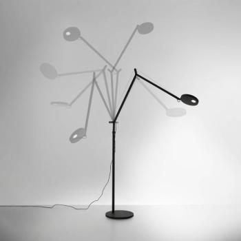 Artemide Demetra olvasás LED állólámpa 927 szürke kép