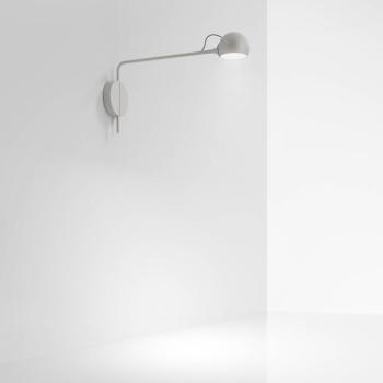 Artemide Ixa LED fali világítás, rögzített kar, fehérszürke kép