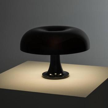 Artemide Nessino asztali világítás, fekete, magasság 22 cm, E14 kép