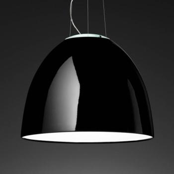Artemide Nur Gloss lógó lámpa, okostelefonnal vezérelhető, fekete kép