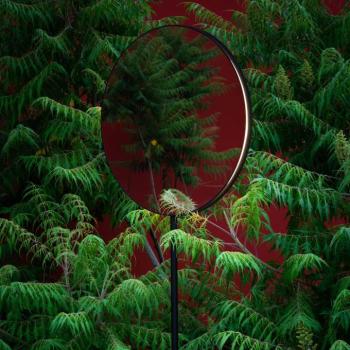 Artemide Se|eS LED állótükör fekete magasság 180cm kép
