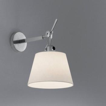 Artemide Tolomeo 18 Diffusore designer fali világítás, fehér/alumínium kép