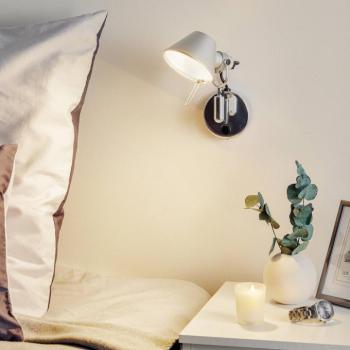 Artemide Tolomeo Micro Faretto LED fali világítás, 3000 K, szürke kép