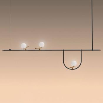 Artemide Yanzi 1 LED függőlámpa 3-izzós push dim kép