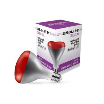 Asalite Infra Izzó Piros R125 E27 250W kép