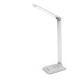 Asalite LED Asztali Lámpa Dimmerelhető 7W (450 lumen) CCT Wireless USB Ezüst kép