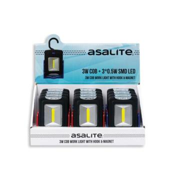 Asalite LED Elemlámpa 3W + 1,5W (100 lumen) kép