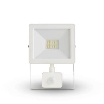 Asalite LED Fehér Reflektor Slim 30W 4500K (2700 lumen) + Mozgásérzékelő Szenzor kép