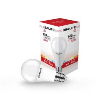 Asalite LED Izzó A60 gömb E27 7W 3000K (630 lumen) kép