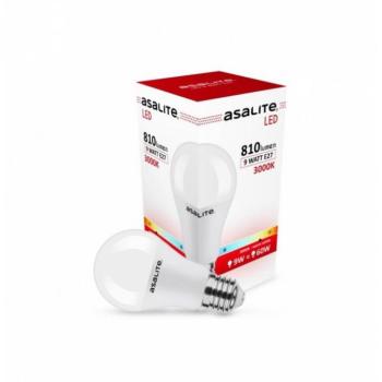 Asalite LED Izzó A60 gömb E27 9W 3000K (810 lumen) kép