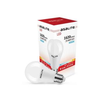Asalite LED Izzó A65 gömb E27 15W 4000K (1620 lumen) kép