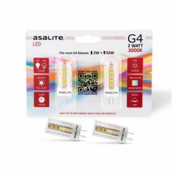 Asalite LED Izzó G4 12V 2W 3000K (220 lumen) kép