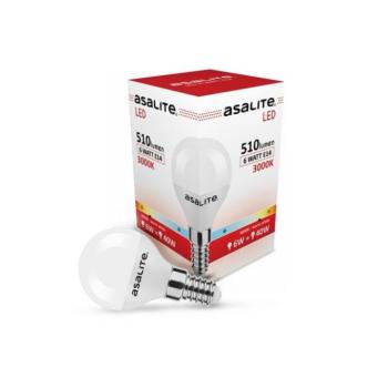 Asalite LED Izzó G45 mini gömb E14 6W 3000K (510 lumen) kép