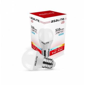 Asalite LED Izzó G45 mini gömb E27 6W 4000K (510 lumen) kép