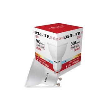 Asalite LED Izzó GU10 spot 7W 3000K (600 lumen) kép