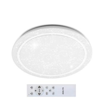 Asalite LED Mennyezeti Lámpa MIA 50W 3000K, 4000K, 6500K (3500 lumen) Kerek, Csillagos + RF Távirányító 3CCT+RGB kép