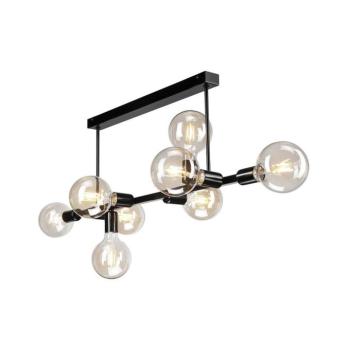 ASTRID függeszték 8xE27/60W/230V fekete, rúdon LM 8.146 kép