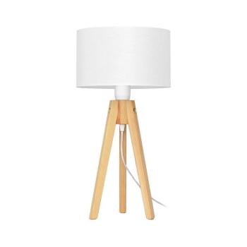 Asztali lámpa ALBA 1xE27/15W/230V fehér/fenyő B-D S+WT+2515 WT