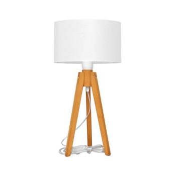Asztali lámpa ALBA 1xE27/15W/230V fehér/tölgy B-D D+WT+2515 WT kép